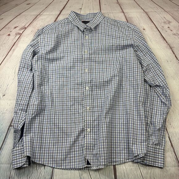 UNTUCKit men's XL Plaid Button Down Long Sleeve 1 Performance Shirt  Lot of 2 - Picture 2 of 14